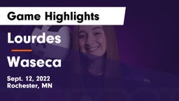 Lourdes  vs Waseca  Game Highlights - Sept. 12, 2022