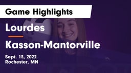 Lourdes  vs Kasson-Mantorville  Game Highlights - Sept. 13, 2022
