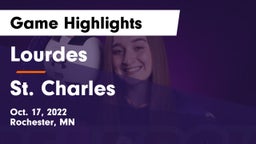 Lourdes  vs St. Charles  Game Highlights - Oct. 17, 2022
