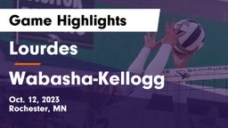 Lourdes  vs Wabasha-Kellogg  Game Highlights - Oct. 12, 2023