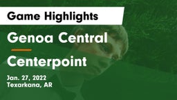 Genoa Central  vs Centerpoint Game Highlights - Jan. 27, 2022