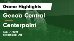 Genoa Central  vs Centerpoint Game Highlights - Feb. 7, 2023