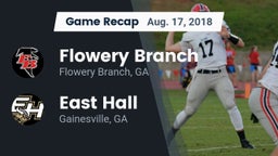 Recap: Flowery Branch  vs. East Hall  2018
