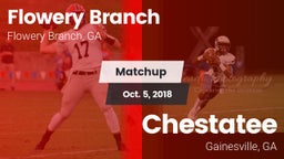 Matchup: Flowery Branch High vs. Chestatee  2018