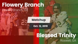 Matchup: Flowery Branch High vs. Blessed Trinity  2018