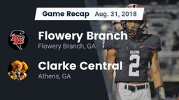 Recap: Flowery Branch  vs. Clarke Central  2018