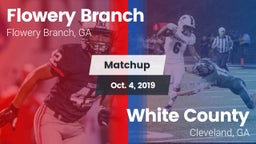 Matchup: Flowery Branch High vs. White County  2019
