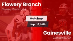 Matchup: Flowery Branch High vs. Gainesville  2020