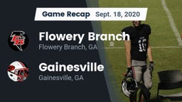 Recap: Flowery Branch  vs. Gainesville  2020