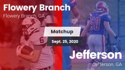 Matchup: Flowery Branch High vs. Jefferson  2020