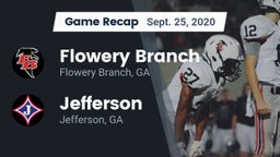 Recap: Flowery Branch  vs. Jefferson  2020