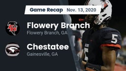Recap: Flowery Branch  vs. Chestatee  2020