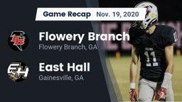 Recap: Flowery Branch  vs. East Hall  2020