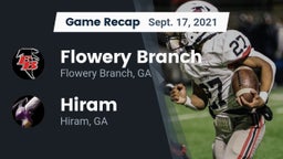 Recap: Flowery Branch  vs. Hiram  2021