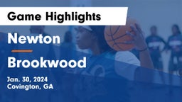 Newton  vs Brookwood  Game Highlights - Jan. 30, 2024