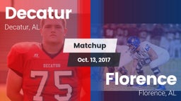 Matchup: Decatur  vs. Florence  2017