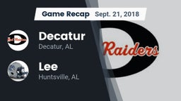 Recap: Decatur  vs. Lee  2018