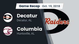 Recap: Decatur  vs. Columbia  2018