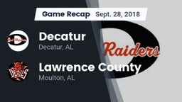 Recap: Decatur  vs. Lawrence County  2018
