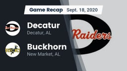Recap: Decatur  vs. Buckhorn  2020