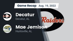 Recap: Decatur  vs. Mae Jemison  2022