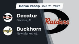 Recap: Decatur  vs. Buckhorn  2022