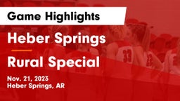 Heber Springs  vs Rural Special Game Highlights - Nov. 21, 2023