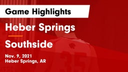 Heber Springs  vs Southside  Game Highlights - Nov. 9, 2021