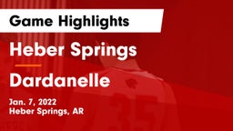 Heber Springs  vs Dardanelle  Game Highlights - Jan. 7, 2022