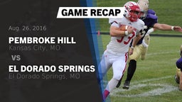 Recap: Pembroke Hill  vs. El Dorado Springs  2016