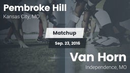 Matchup: Pembroke Hill High vs. Van Horn  2016