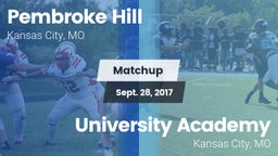 Matchup: Pembroke Hill High vs. University Academy 2017