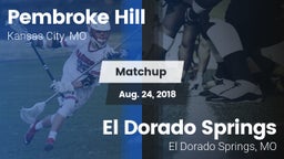 Matchup: Pembroke Hill High vs. El Dorado Springs  2018