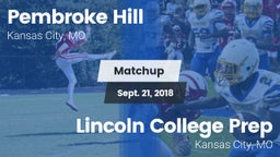 Matchup: Pembroke Hill High vs. Lincoln College Prep  2018