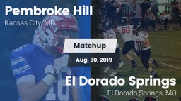 Matchup: Pembroke Hill High vs. El Dorado Springs  2019