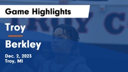 Troy  vs Berkley  Game Highlights - Dec. 2, 2023