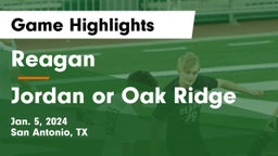 Reagan  vs Jordan or Oak Ridge Game Highlights - Jan. 5, 2024