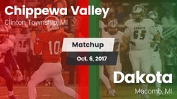 Matchup: Chippewa Valley vs. Dakota  2017