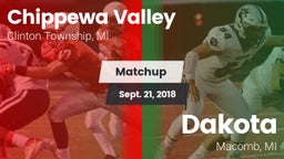 Matchup: Chippewa Valley vs. Dakota  2018