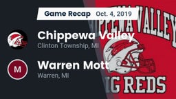 Recap: Chippewa Valley  vs. Warren Mott  2019