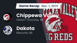 Recap: Chippewa Valley  vs. Dakota  2019