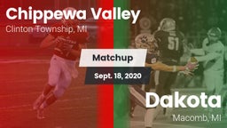 Matchup: Chippewa Valley vs. Dakota  2020