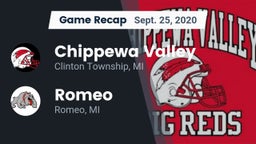 Recap: Chippewa Valley  vs. Romeo  2020