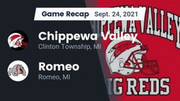 Recap: Chippewa Valley  vs. Romeo  2021