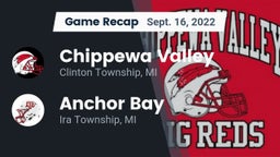 Recap: Chippewa Valley  vs. Anchor Bay  2022