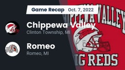 Recap: Chippewa Valley  vs. Romeo  2022