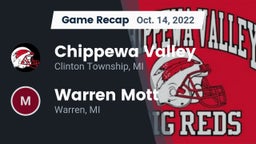 Recap: Chippewa Valley  vs. Warren Mott  2022