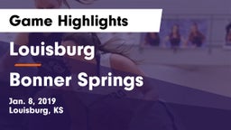 Louisburg  vs Bonner Springs  Game Highlights - Jan. 8, 2019