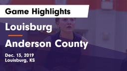Louisburg  vs Anderson County  Game Highlights - Dec. 13, 2019