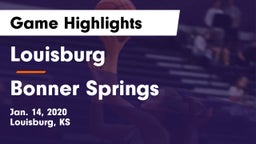 Louisburg  vs Bonner Springs  Game Highlights - Jan. 14, 2020